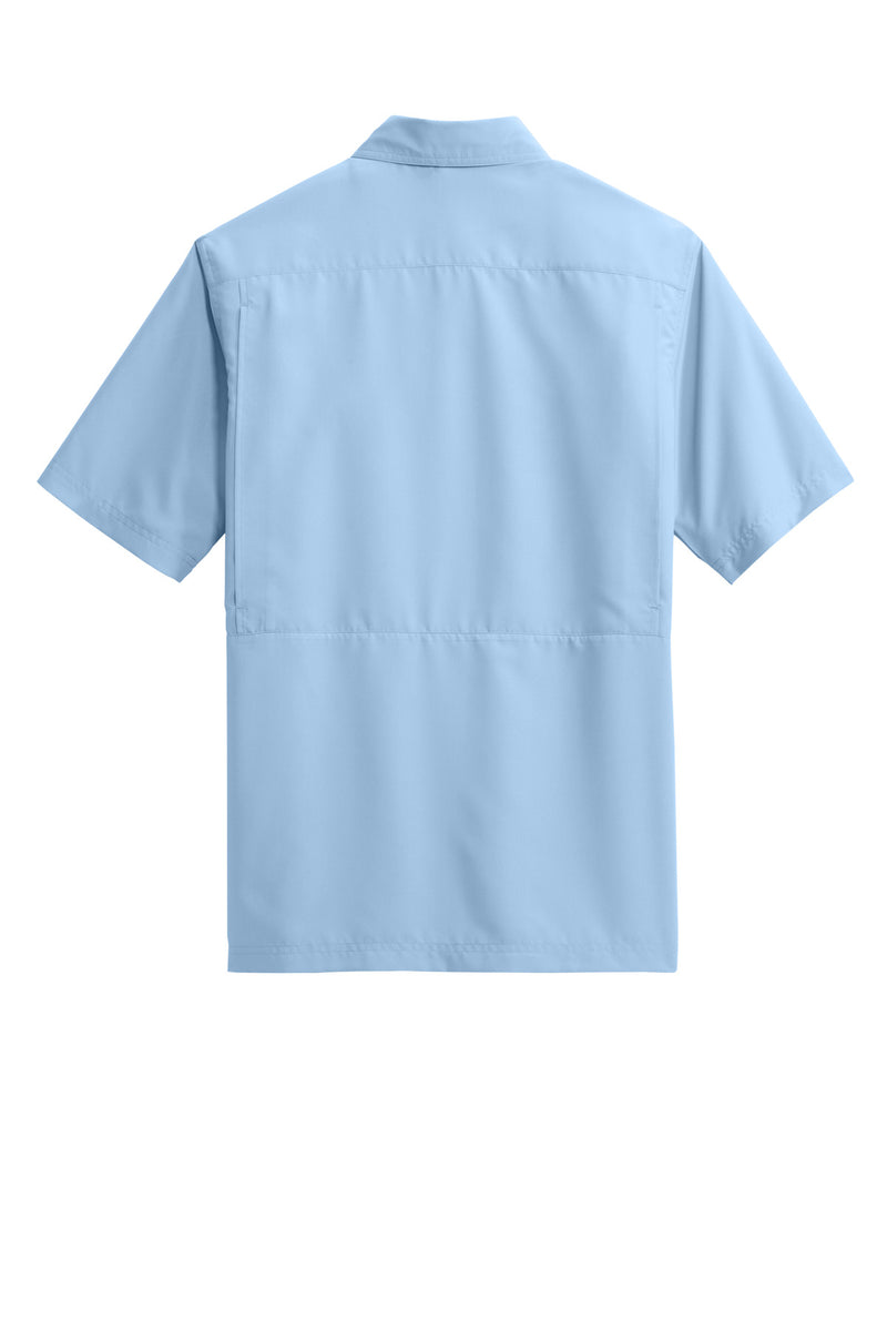 Port Authority Short Sleeve UV Daybreak Shirt - Light Blue