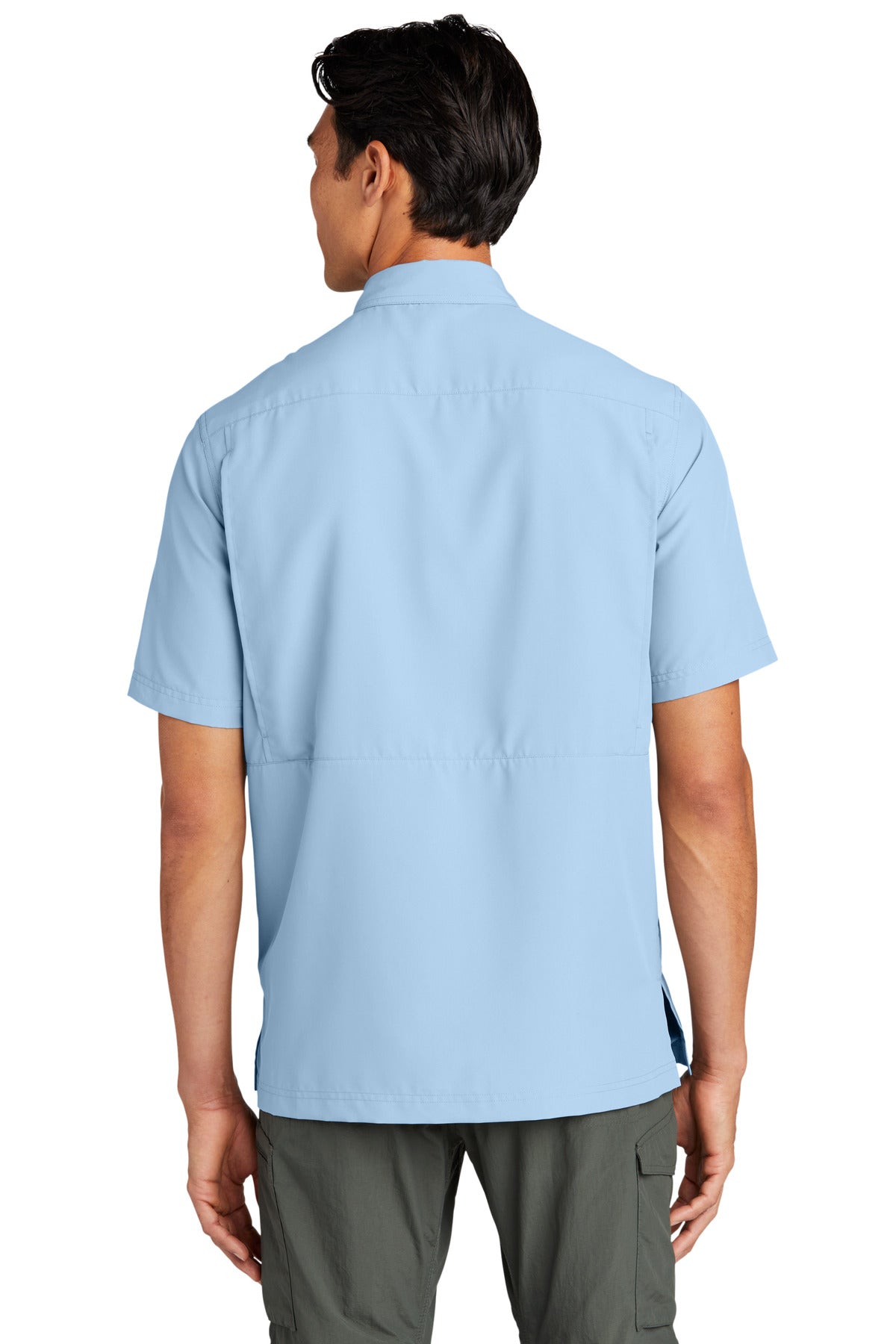 Port Authority Short Sleeve UV Daybreak Shirt - Light Blue
