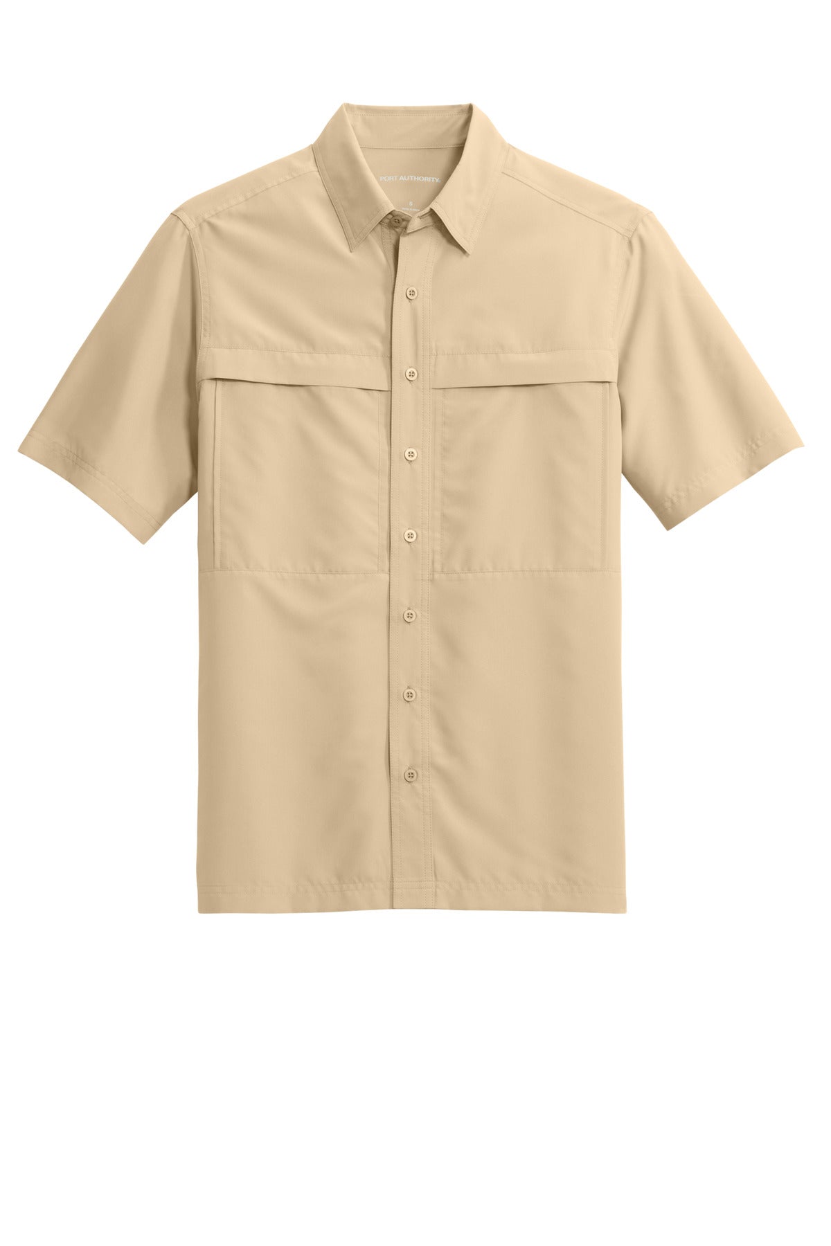Port Authority Short Sleeve UV Daybreak Shirt - Oat