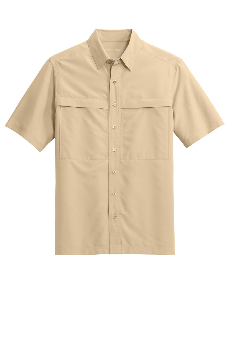 Port Authority Short Sleeve UV Daybreak Shirt - Oat