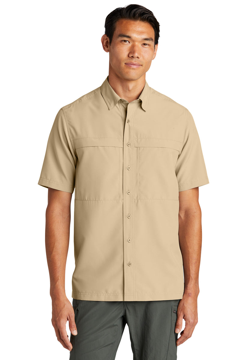 Port Authority Short Sleeve UV Daybreak Shirt - Oat