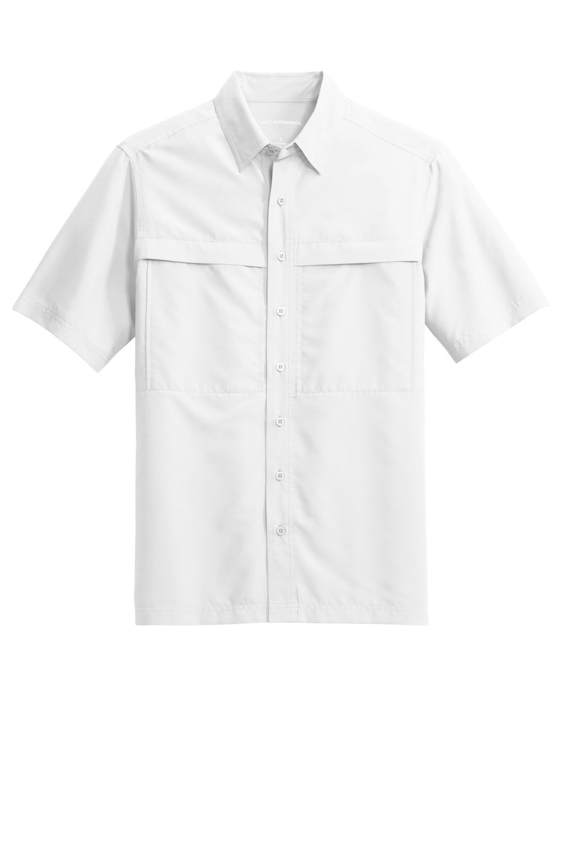 Port Authority Short Sleeve UV Daybreak Shirt - White