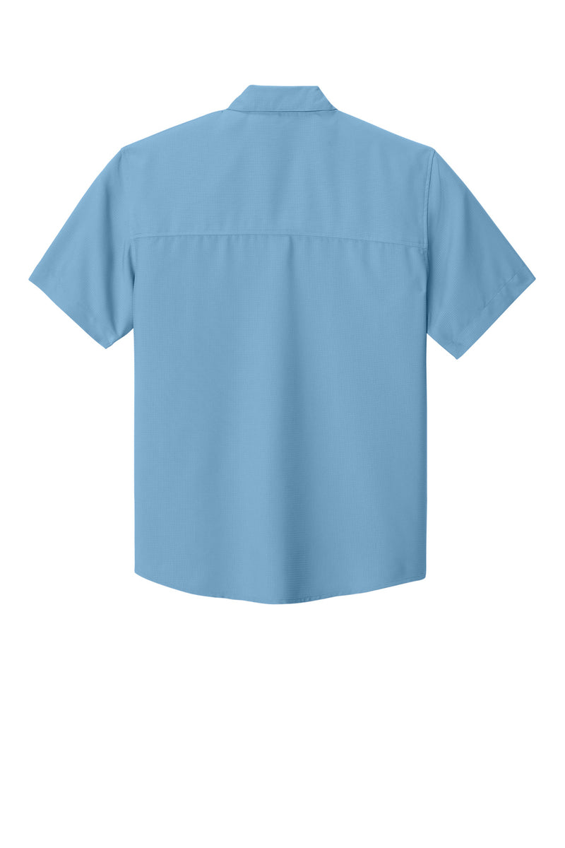 Port Authority Short Sleeve UV Dockside Shirt - Carolina Blue