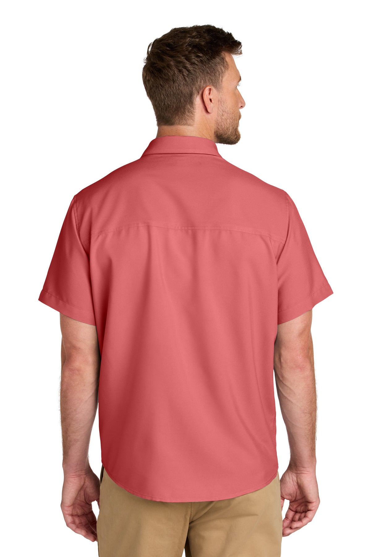 Port Authority Short Sleeve UV Dockside Shirt - Coral Reef