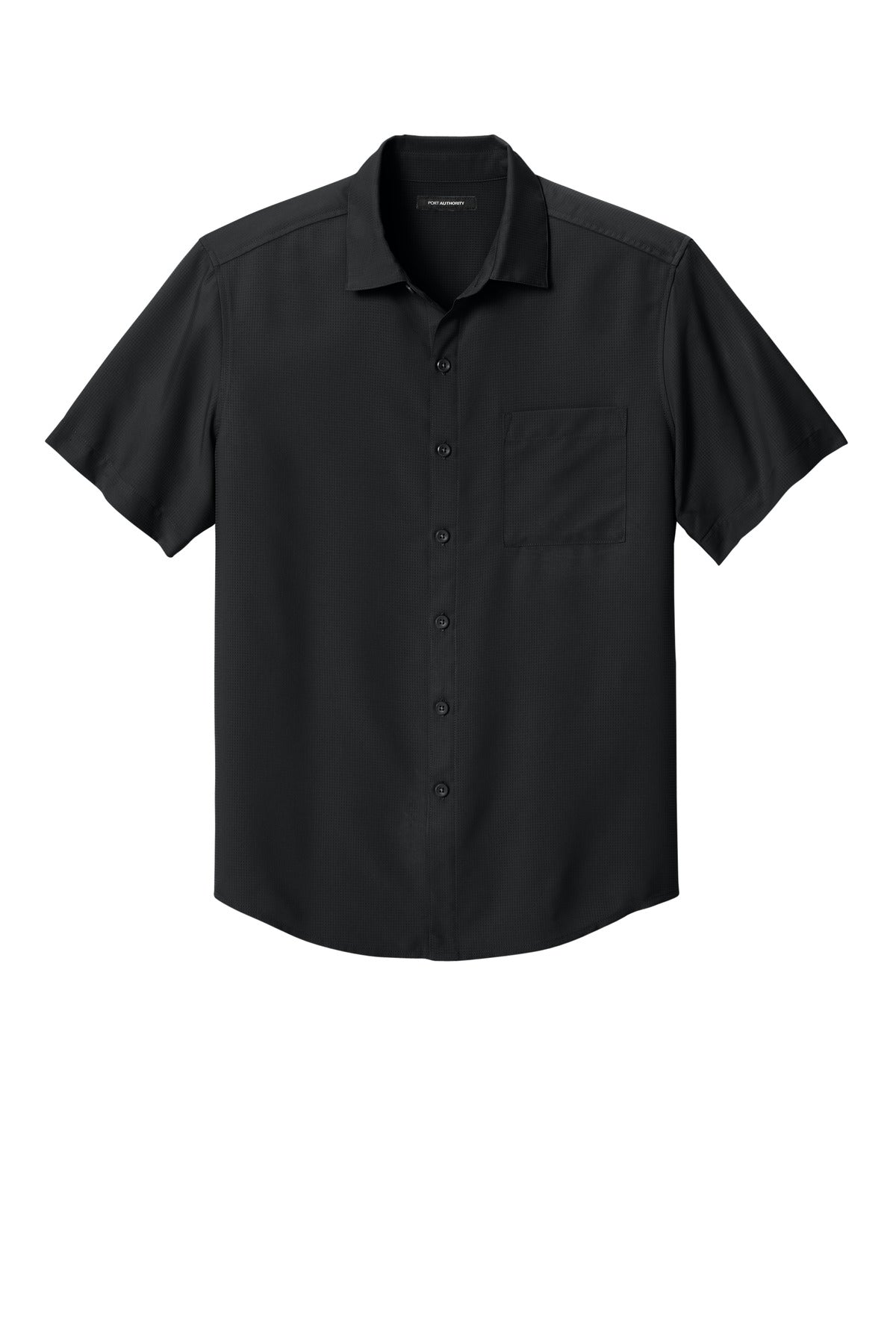 Port Authority Short Sleeve UV Dockside Shirt - Deep Black