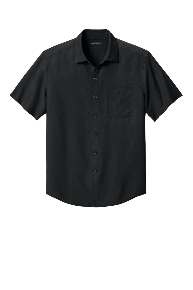 Port Authority Short Sleeve UV Dockside Shirt - Deep Black