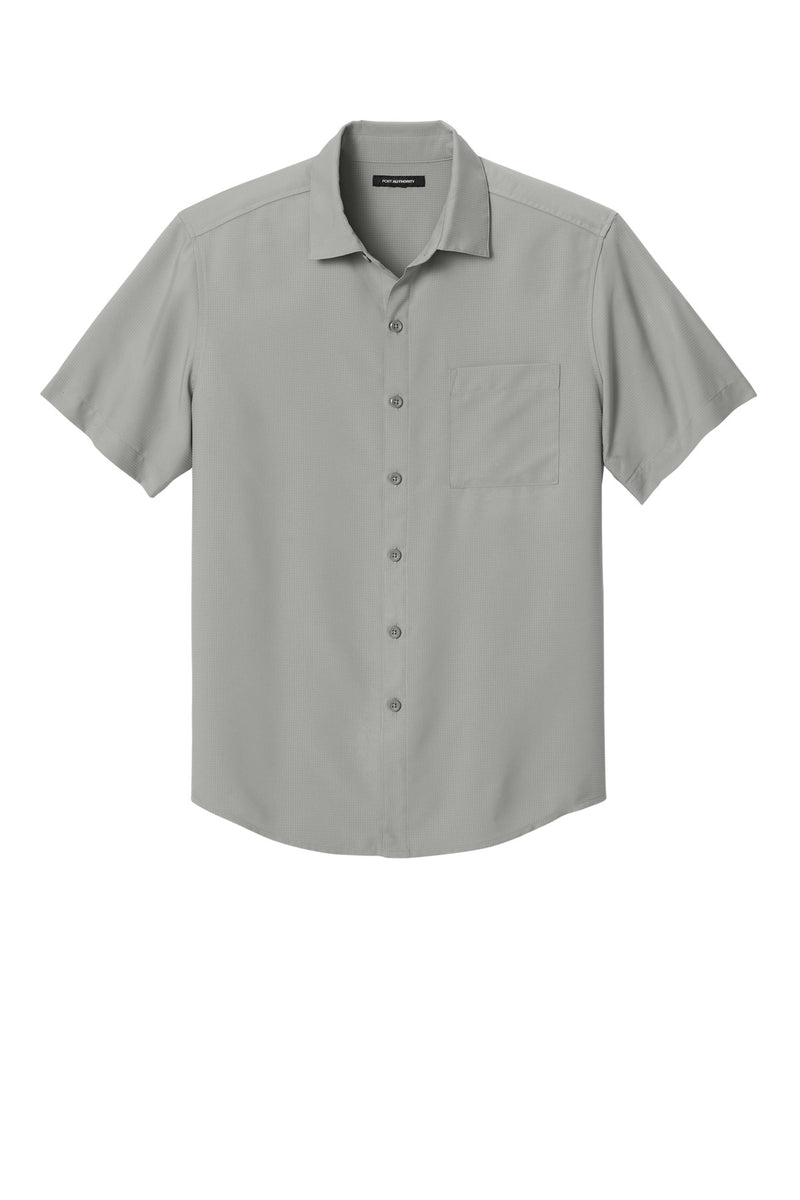 Port Authority Short Sleeve UV Dockside Shirt - Gusty Grey
