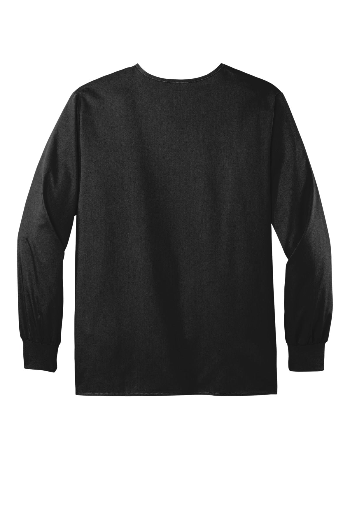 Wink Unisex WorkFlex Snap-Front Scrub Jacket - Black