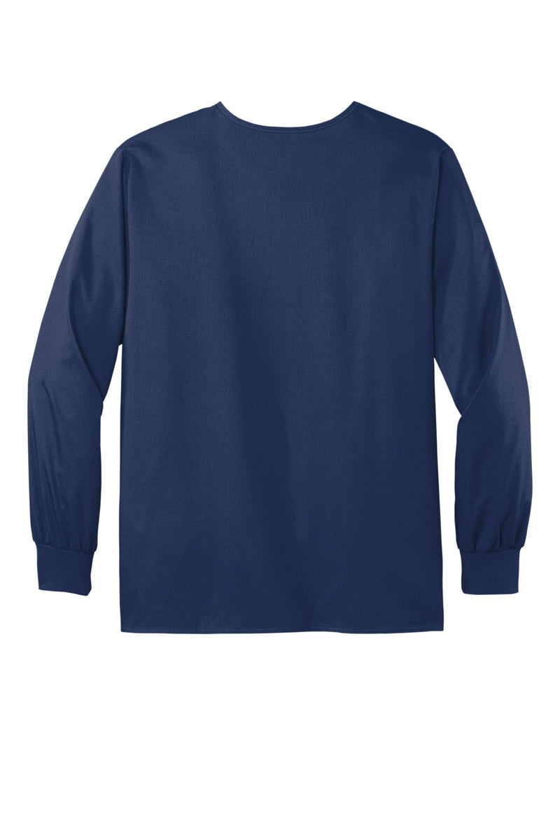 Wink Unisex WorkFlex Snap-Front Scrub Jacket - Navy