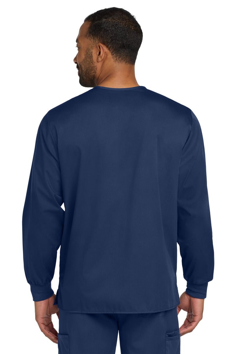 Wink Unisex WorkFlex Snap-Front Scrub Jacket - Navy