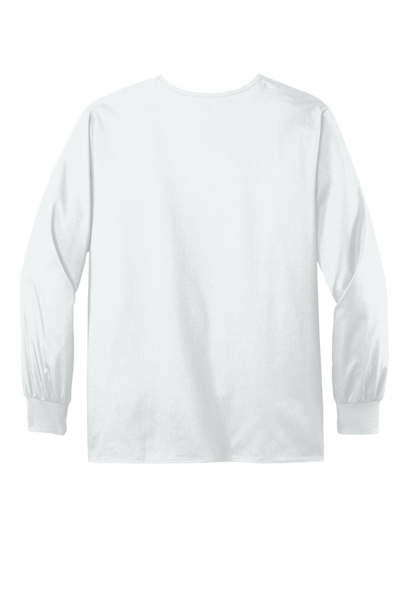Wink Unisex WorkFlex Snap-Front Scrub Jacket - White