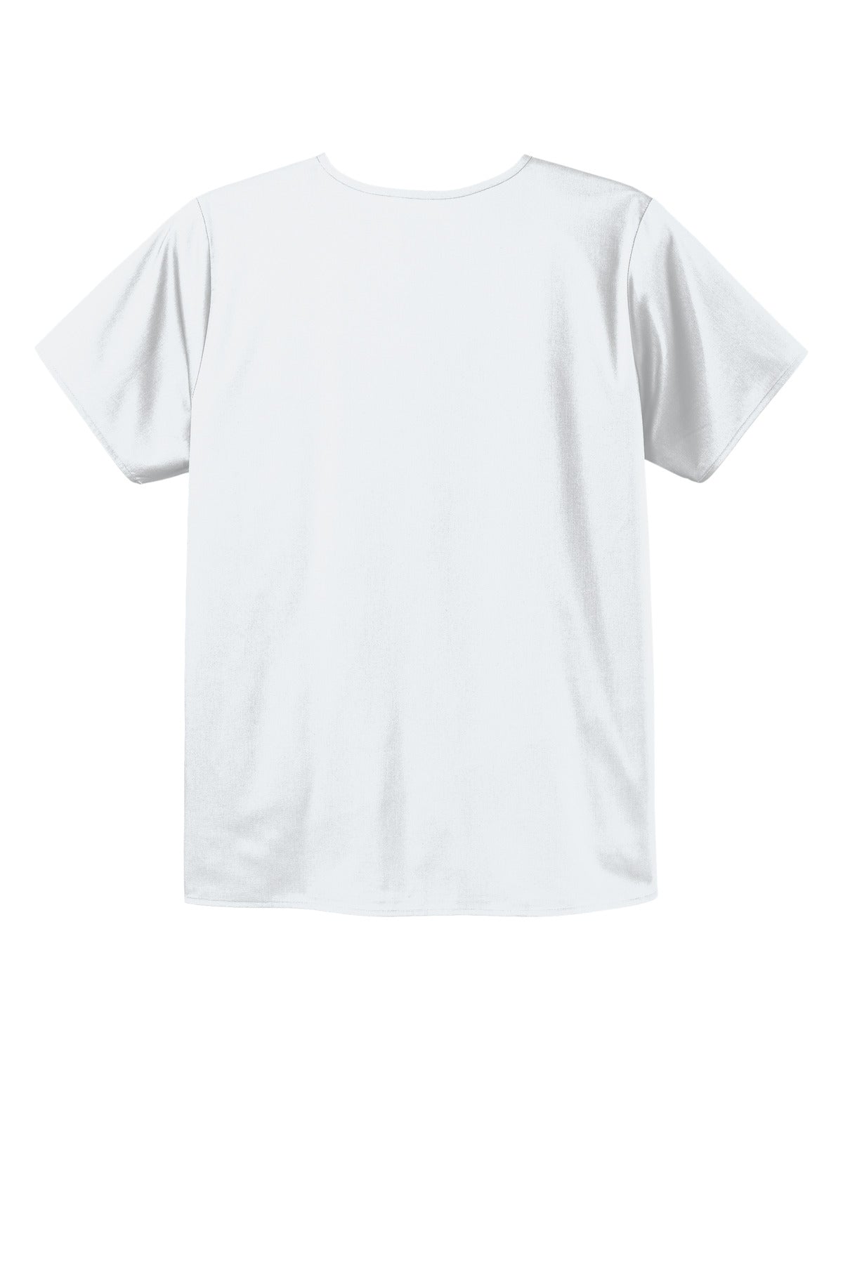 Wink Unisex WorkFlex Chest Pocket V-Neck Top - White