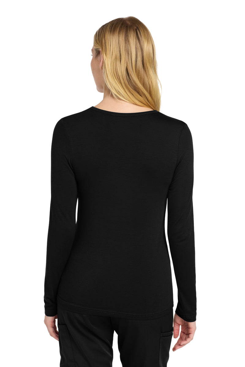Wink Women's Long Sleeve Layer Tee - Black