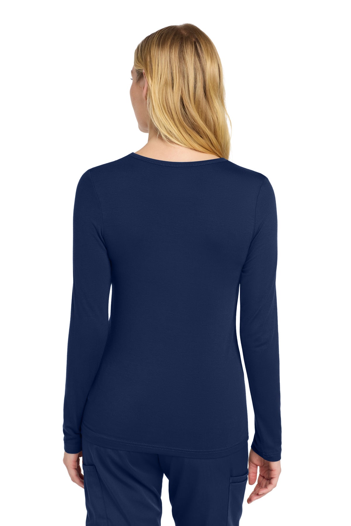 Wink Women's Long Sleeve Layer Tee - Navy