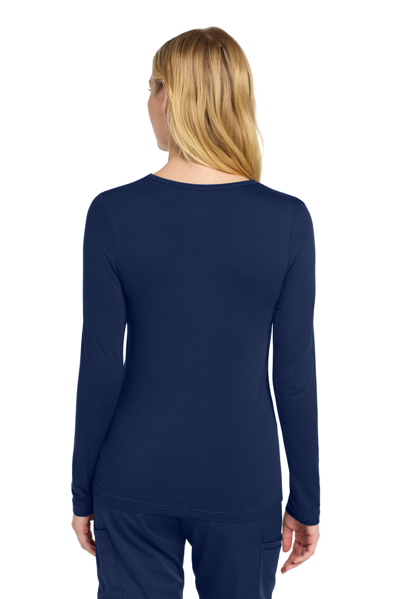 Wink Women's Long Sleeve Layer Tee - Navy