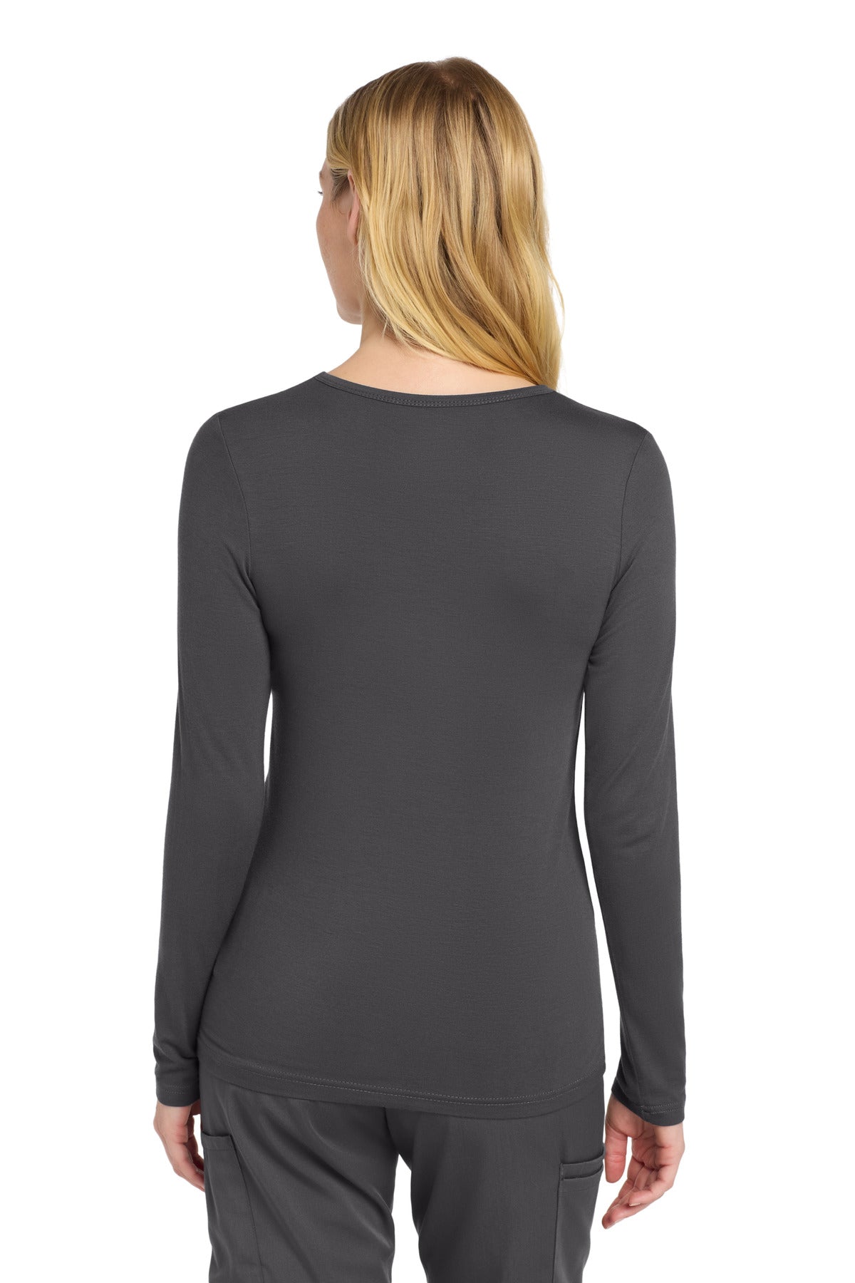 Wink Women's Long Sleeve Layer Tee - Pewter