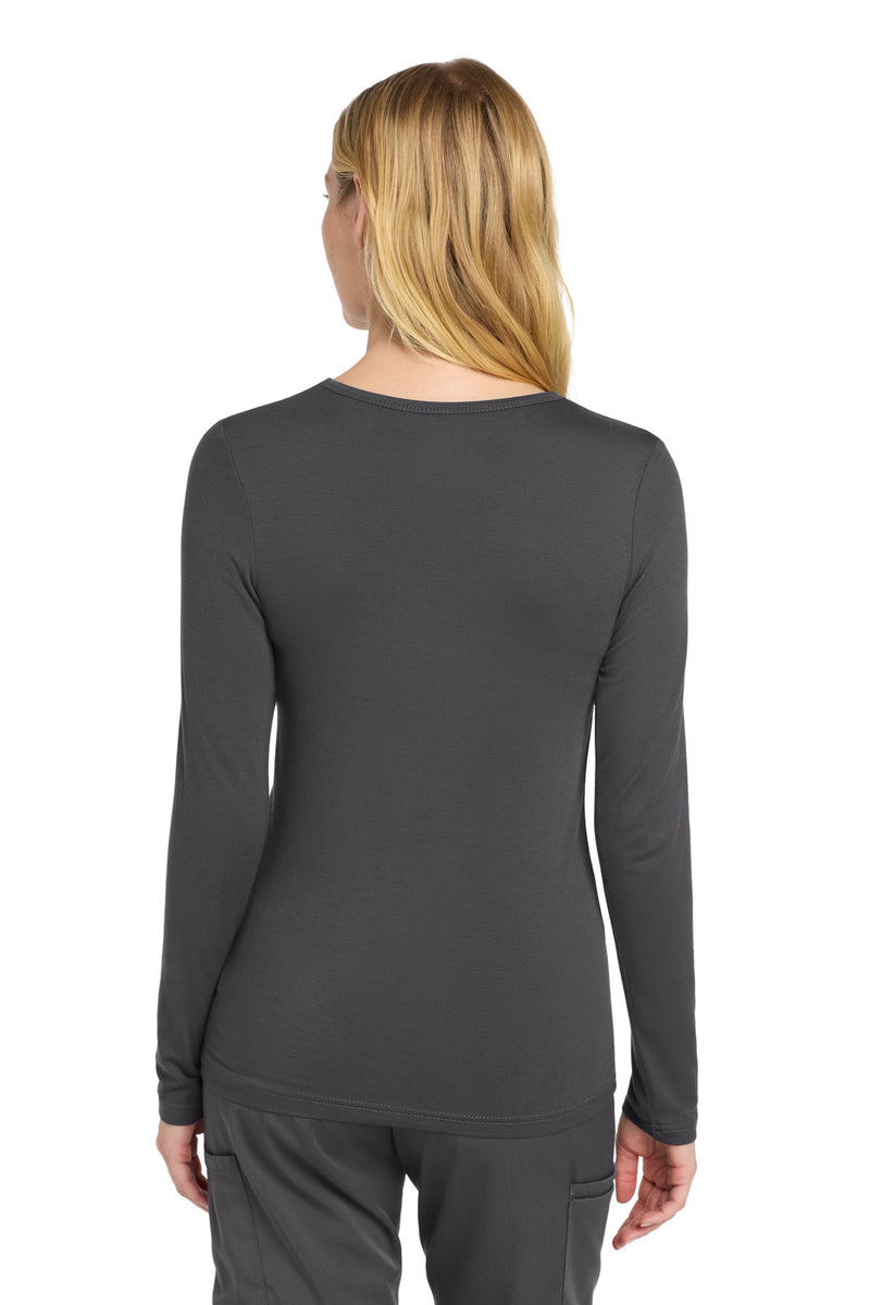 Wink Women's Long Sleeve Layer Tee - Pewter
