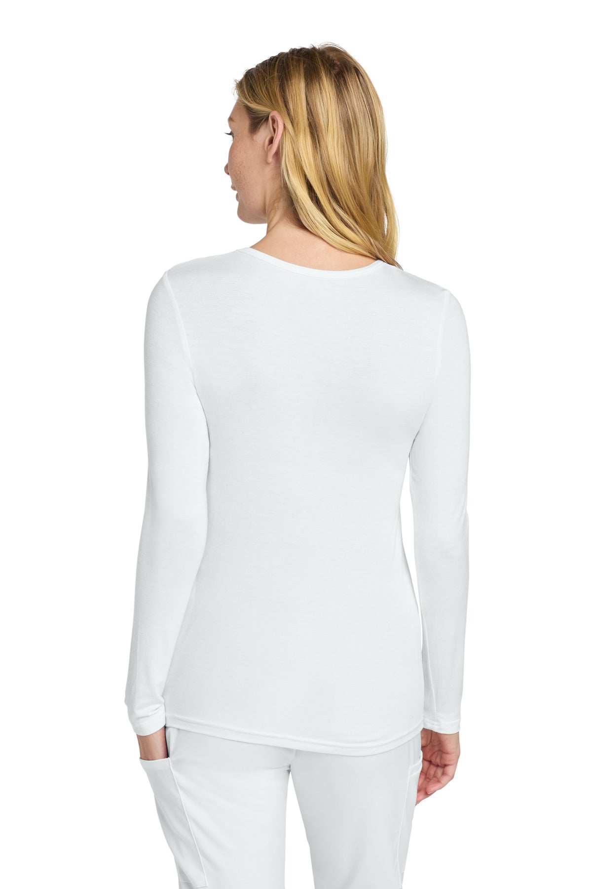Wink Women's Long Sleeve Layer Tee - White