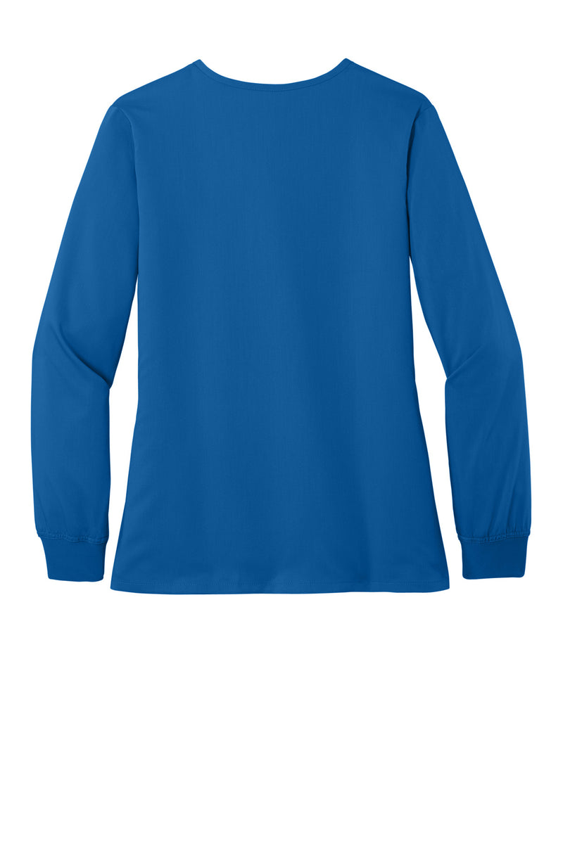 Wink Women's Premiere Flex Full-Zip Scrub Jacket - Royal