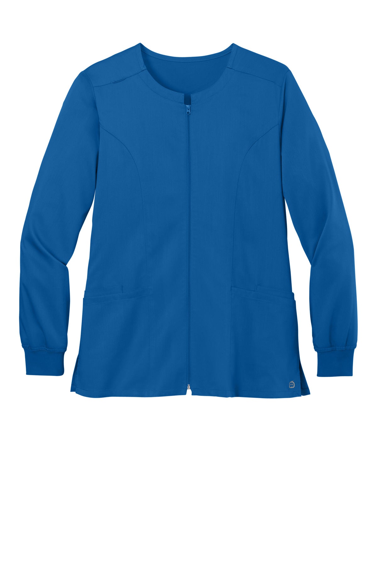 Wink Women's Premiere Flex Full-Zip Scrub Jacket - Royal