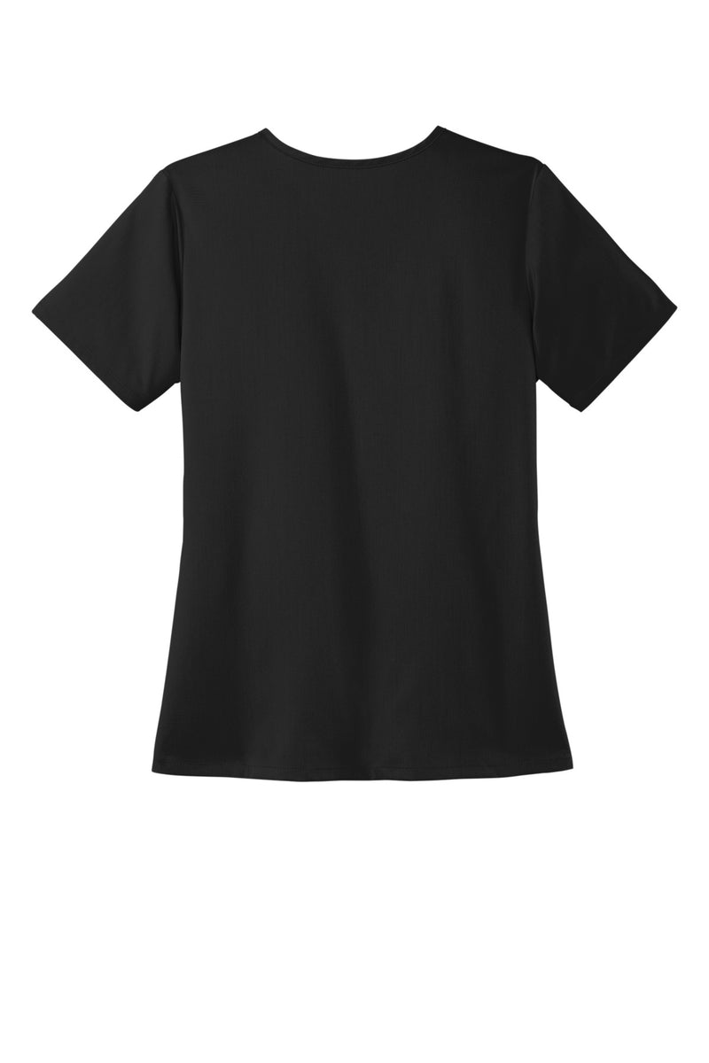 Wink Women's Premiere Flex V-Neck Top - Black