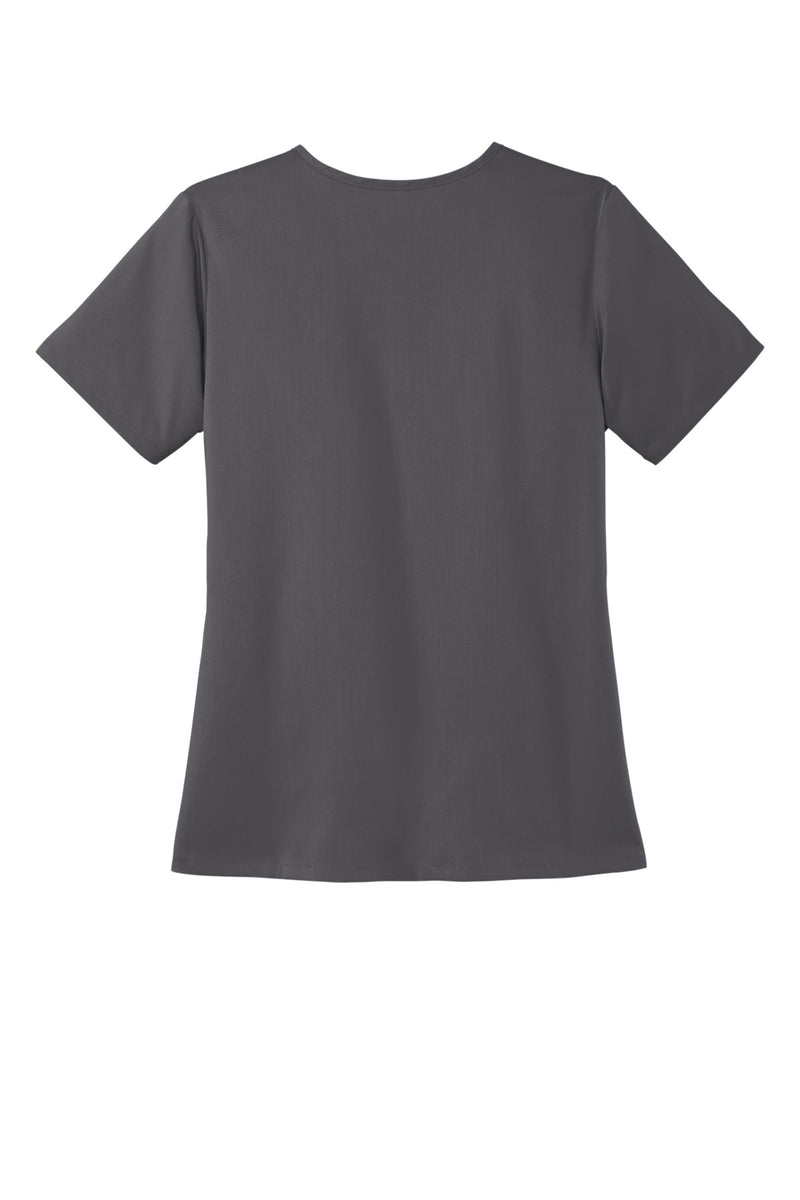 Wink Women's Premiere Flex V-Neck Top - Pewter