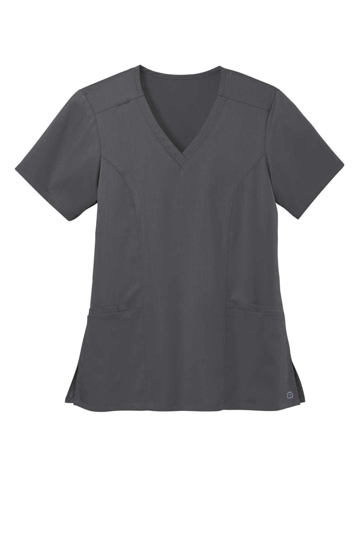 Wink Women's Premiere Flex V-Neck Top - Pewter