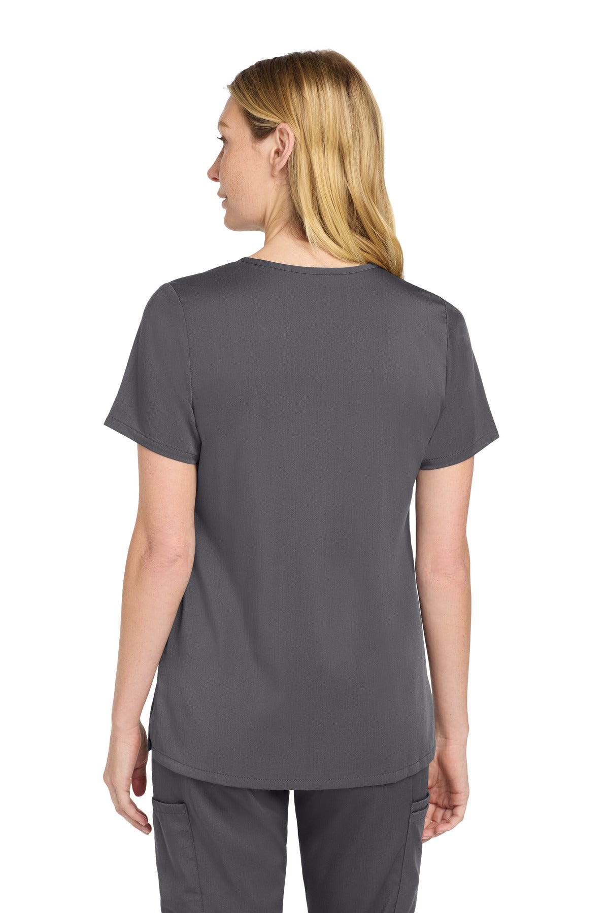 Wink Women's Premiere Flex V-Neck Top - Pewter