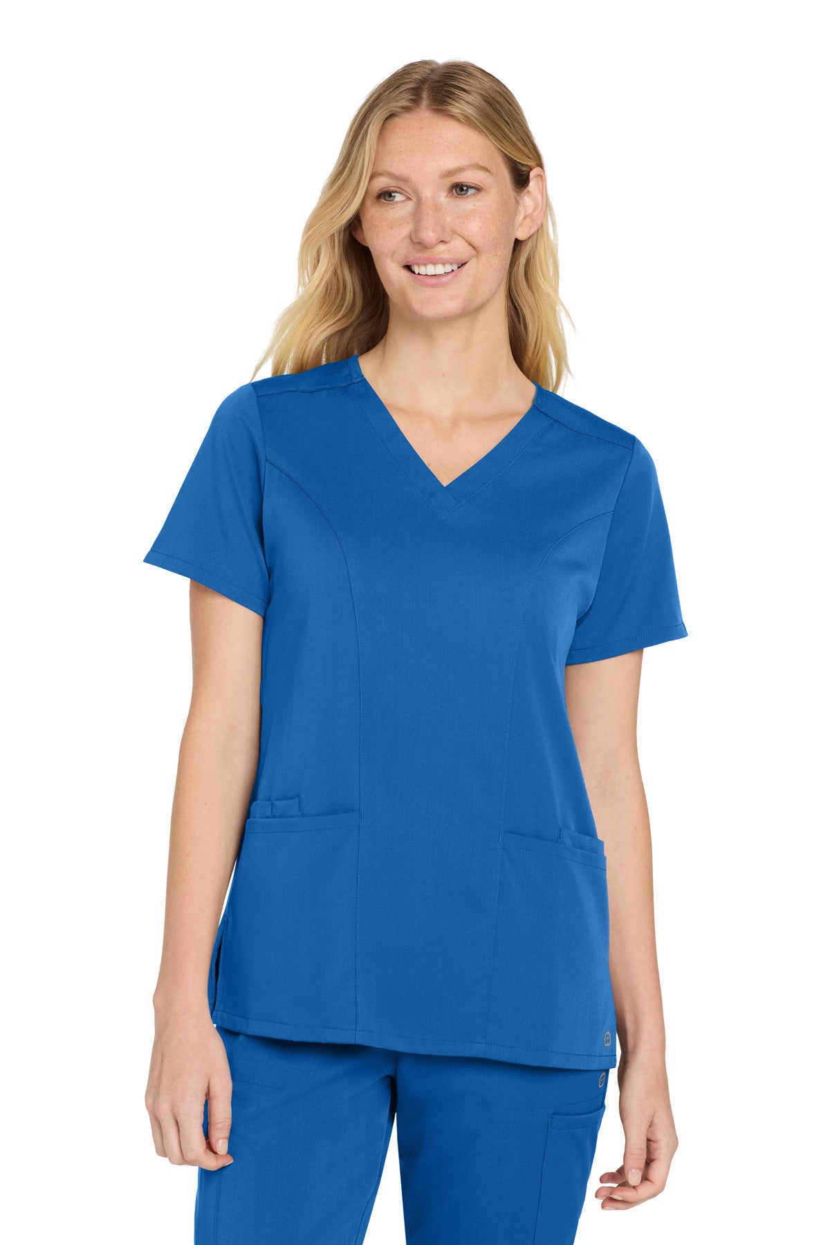 Wink Women's Premiere Flex V-Neck Top - Royal