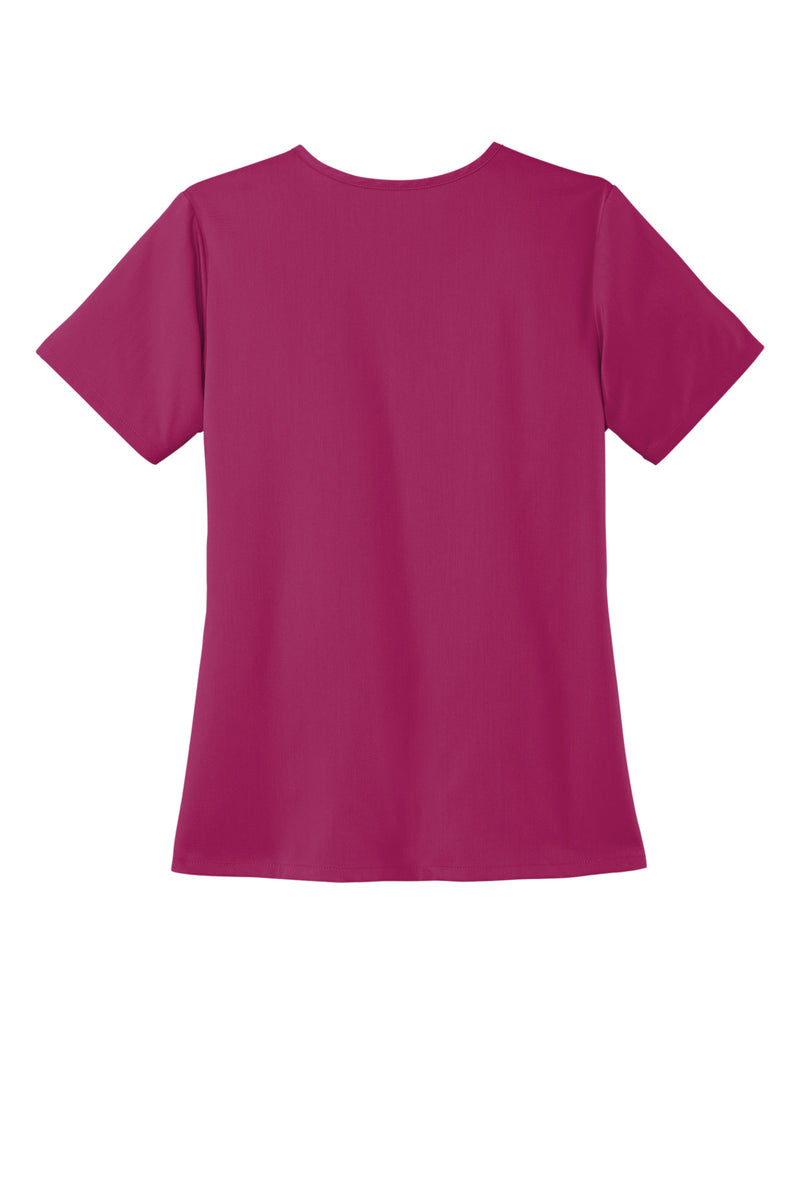 Wink Women's Premiere Flex V-Neck Top - Wine