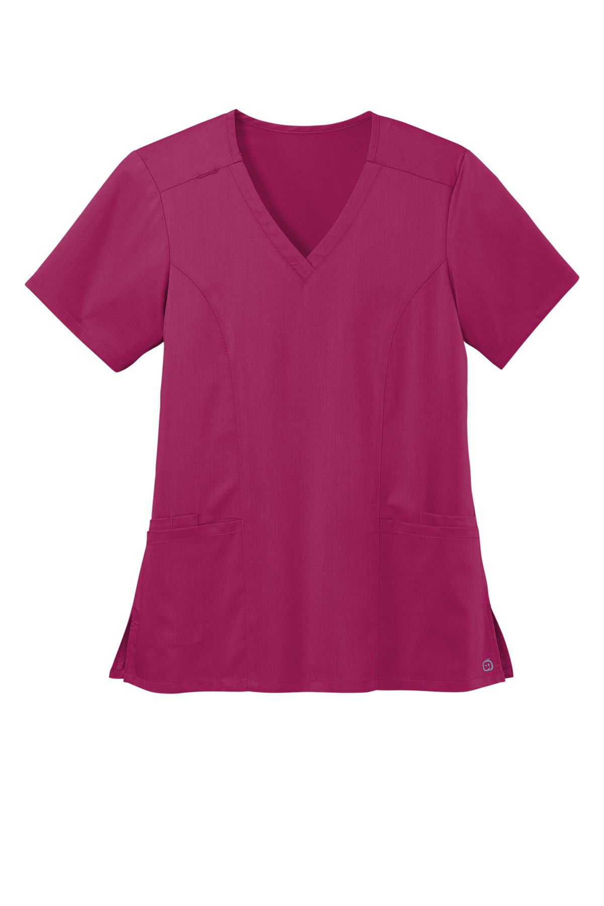 Wink Women's Premiere Flex V-Neck Top - Wine