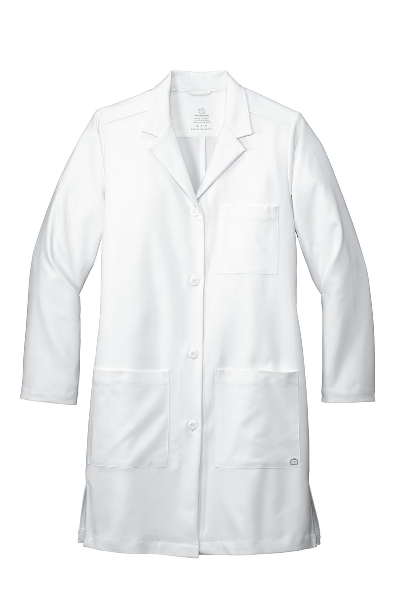 Wink Women's Long Lab Coat - White