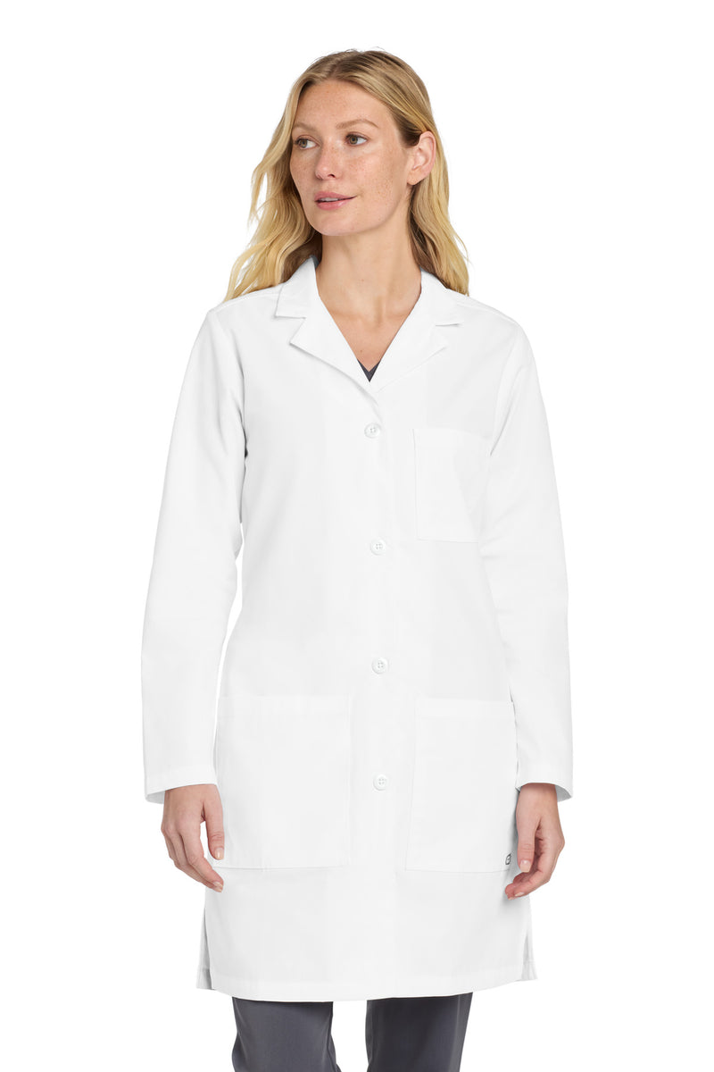 Wink Women's Long Lab Coat - White