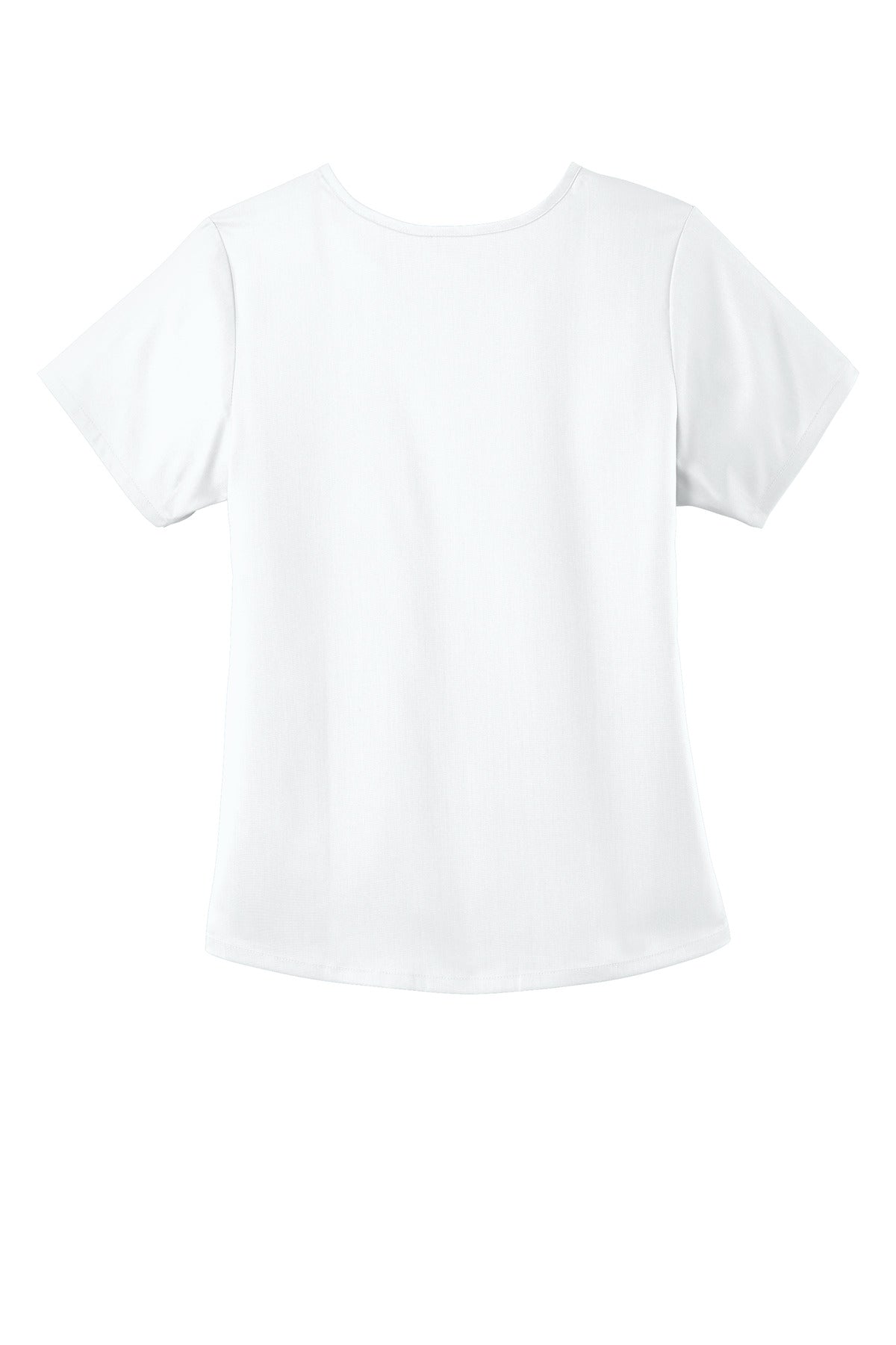 Wink Women's Premiere Flex Mock Wrap Top - White