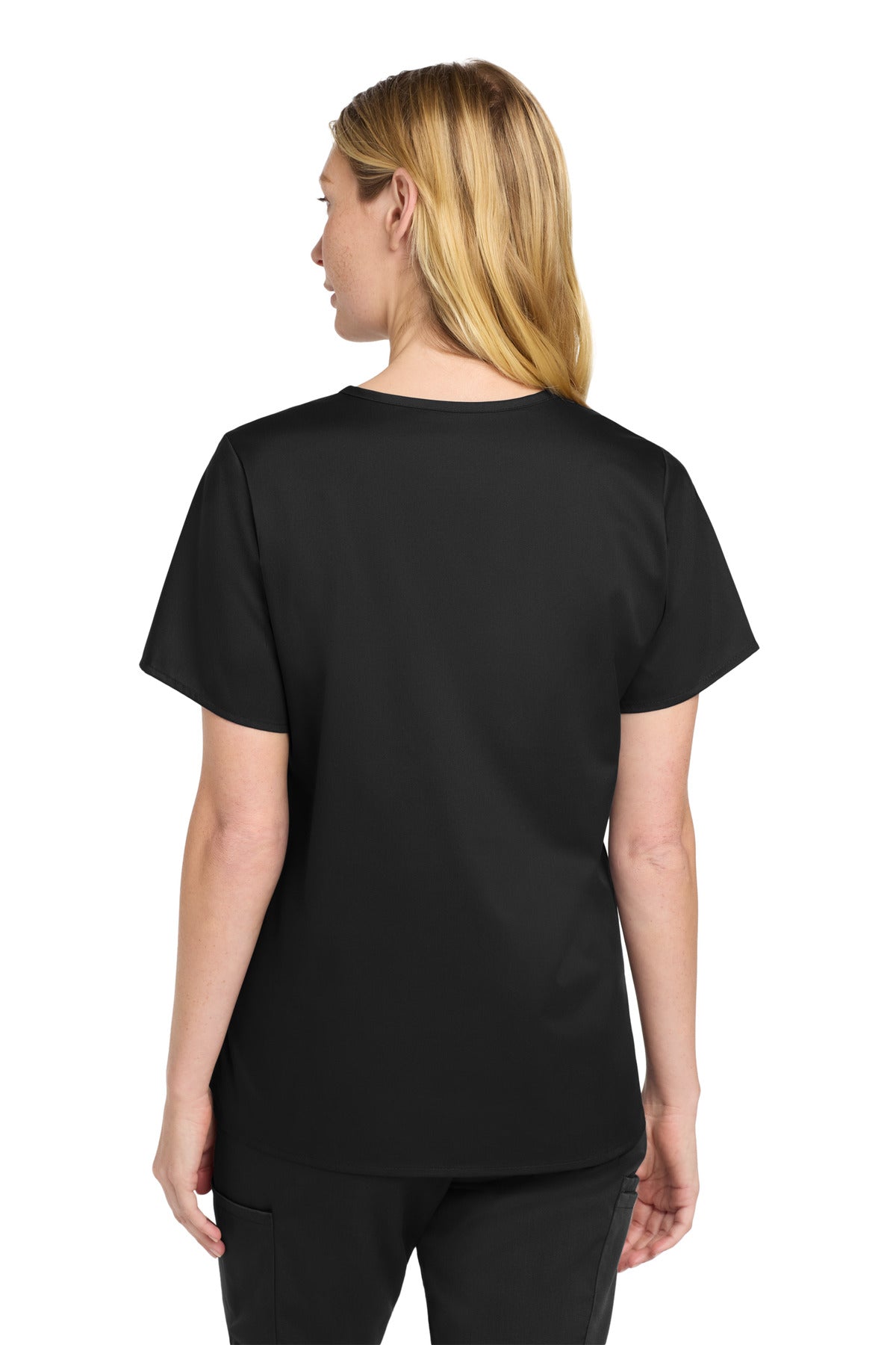 Wink Women's WorkFlex V-Neck Top - Black
