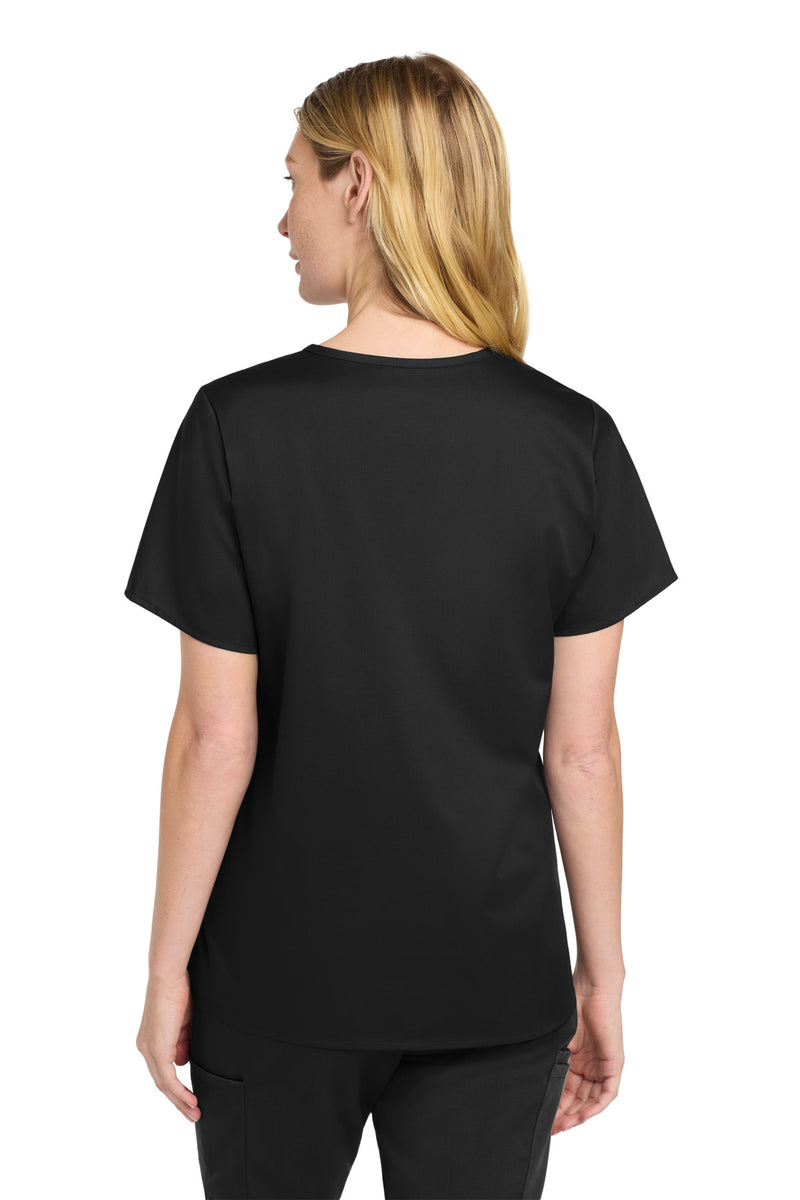 Wink Women's WorkFlex V-Neck Top - Black