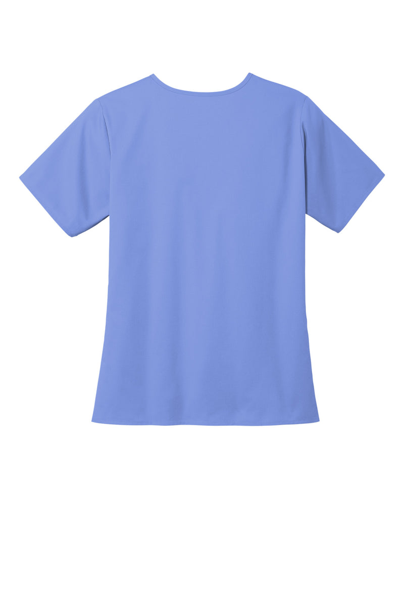 Wink Women's WorkFlex V-Neck Top - Ceil Blue