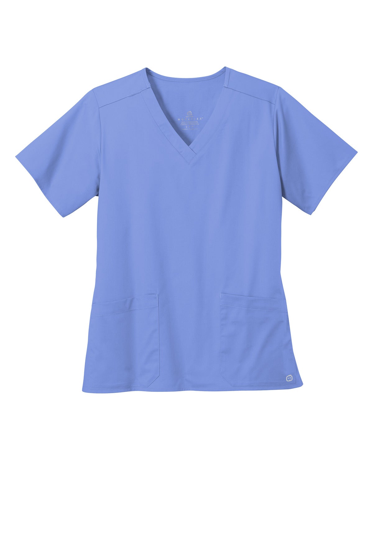 Wink Women's WorkFlex V-Neck Top - Ceil Blue