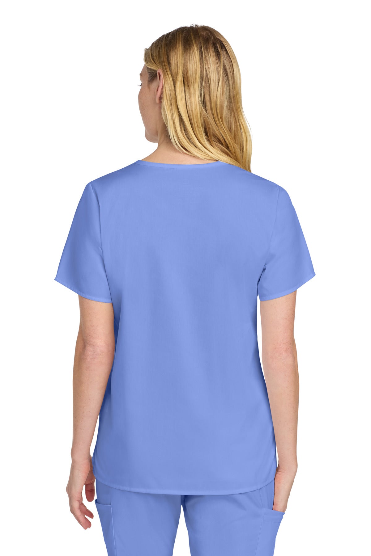 Wink Women's WorkFlex V-Neck Top - Ceil Blue