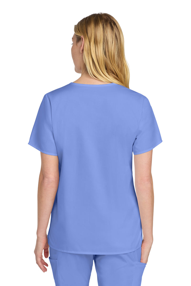 Wink Women's WorkFlex V-Neck Top - Ceil Blue