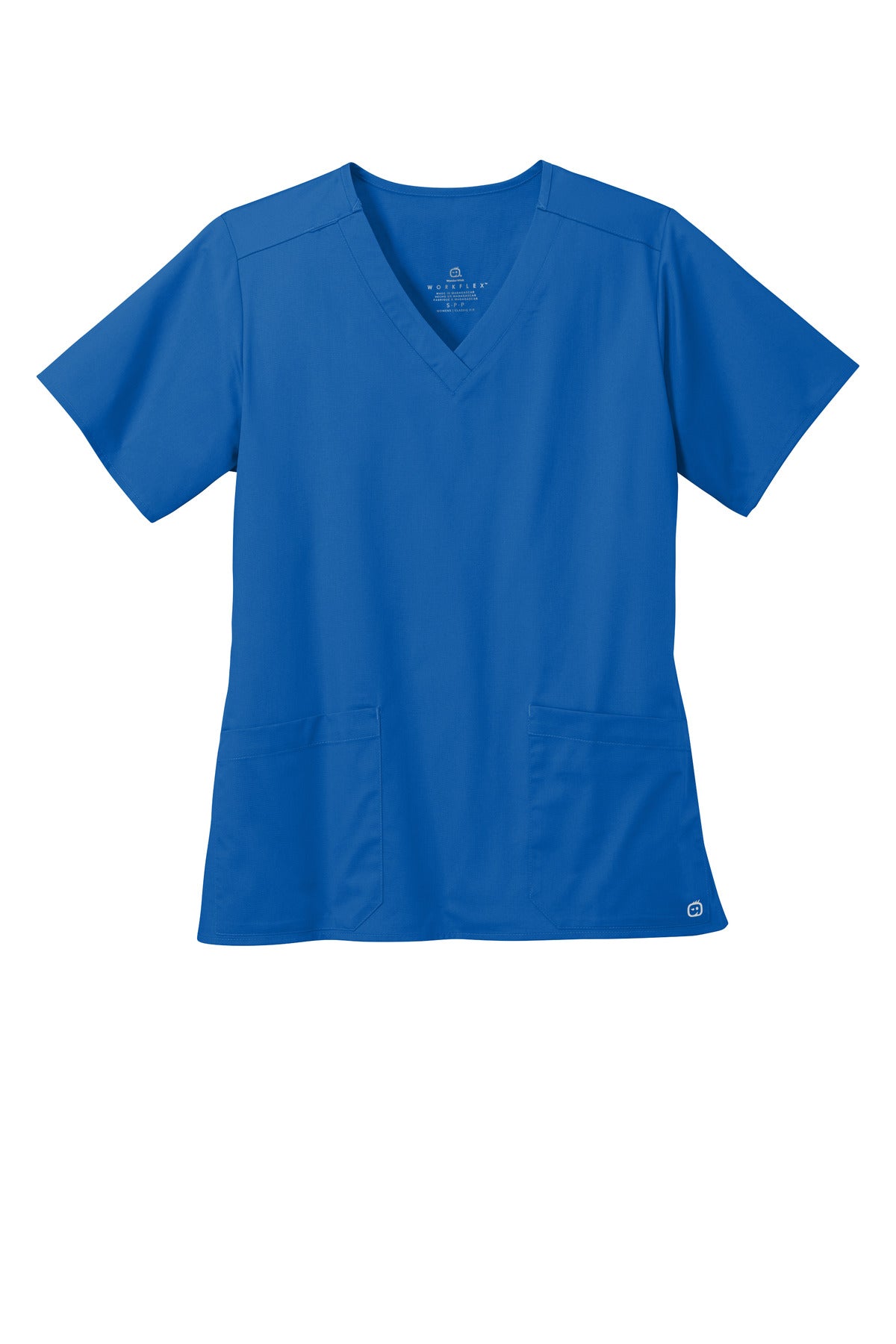 Wink Women's WorkFlex V-Neck Top - Royal