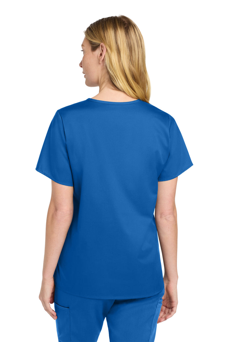 Wink Women's WorkFlex V-Neck Top - Royal