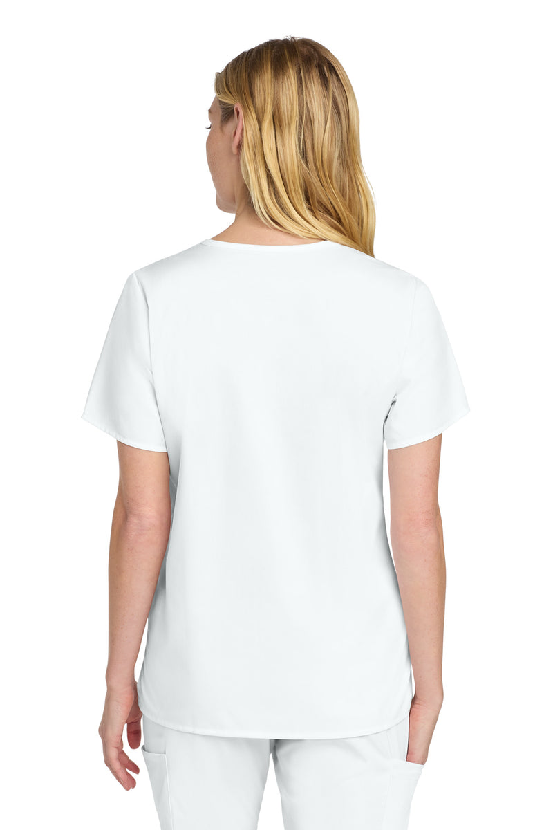 Wink Women's WorkFlex V-Neck Top - White