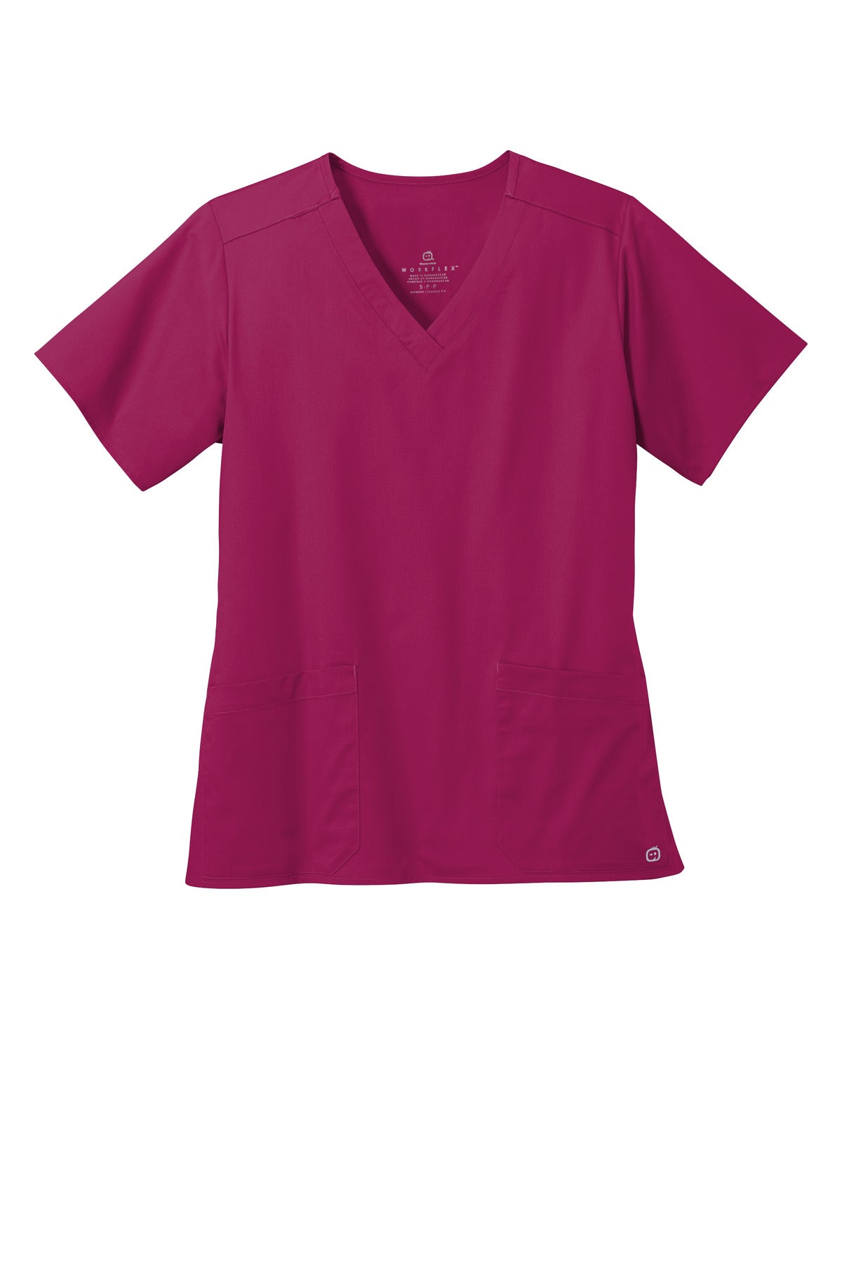 Wink Women's WorkFlex V-Neck Top - Wine