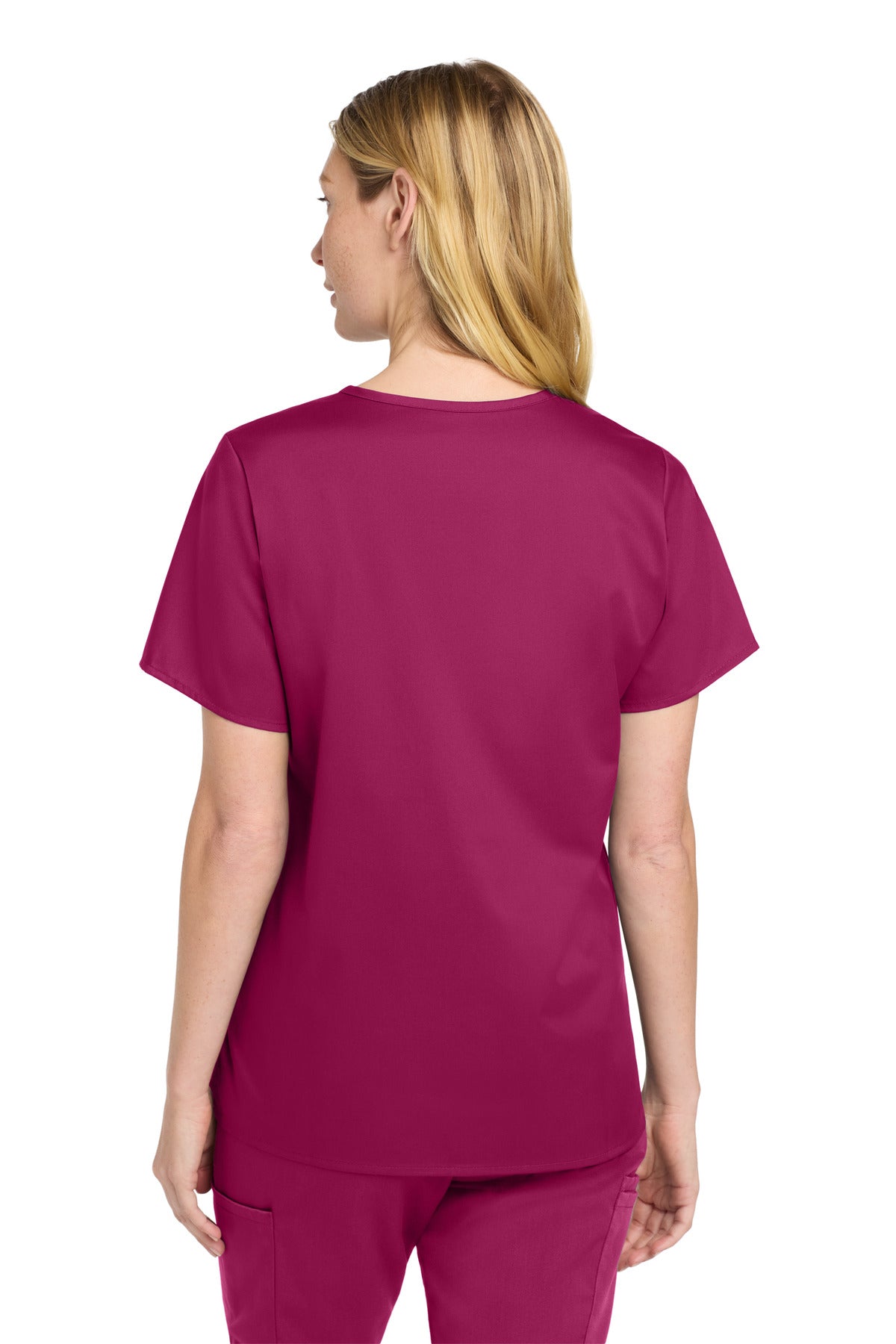 Wink Women's WorkFlex V-Neck Top - Wine