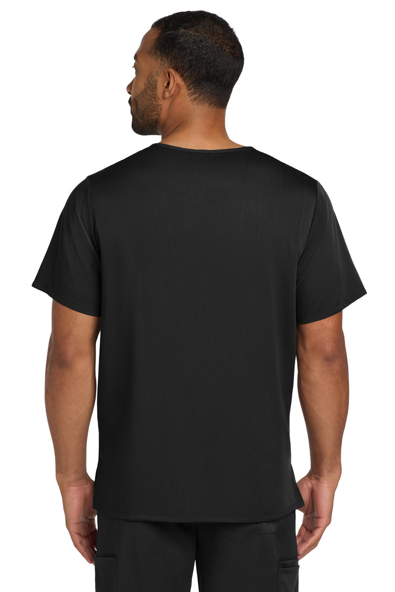 Wink Men's Premiere Flex V-Neck Top - Black