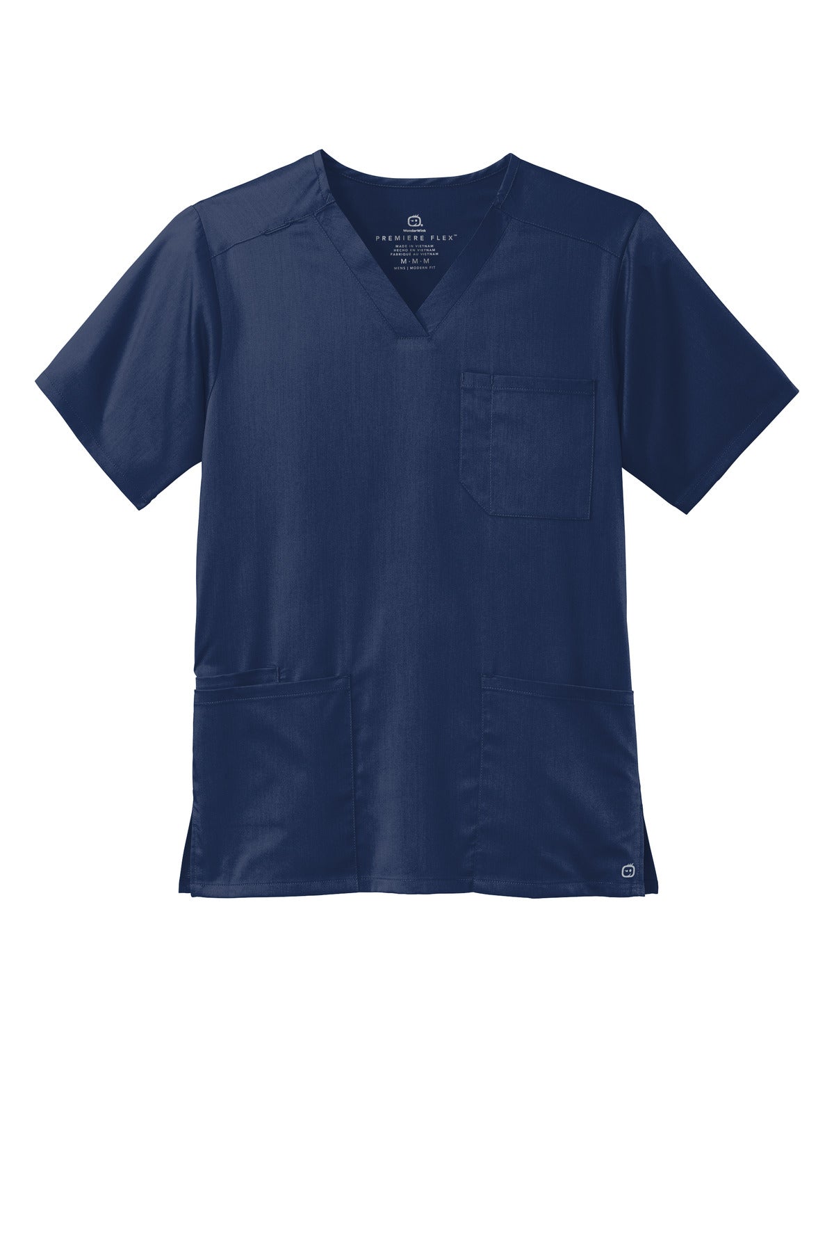 Wink Men's Premiere Flex V-Neck Top - Navy