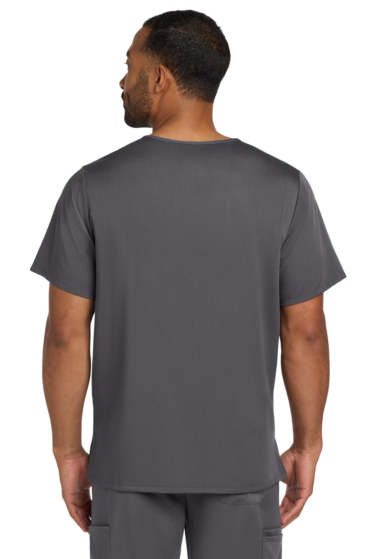 Wink Men's Premiere Flex V-Neck Top - Pewter