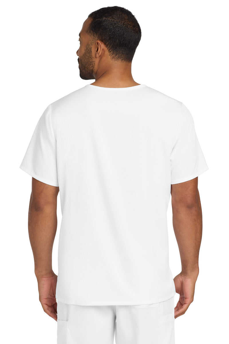 Wink Men's Premiere Flex V-Neck Top - White