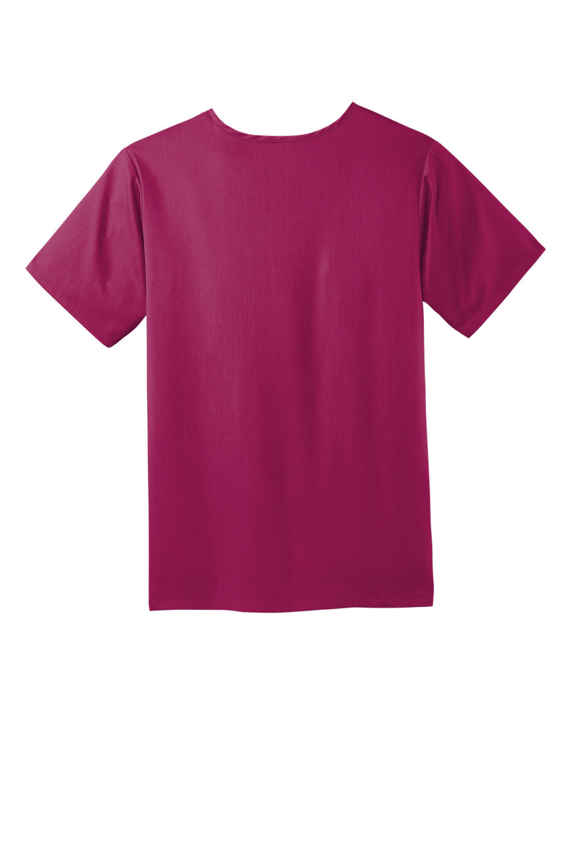 Wink Men's Premiere Flex V-Neck Top - Wine